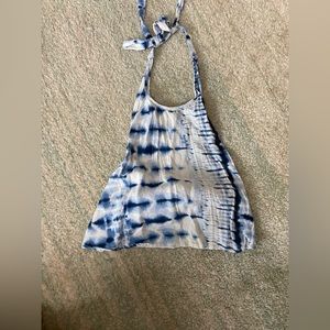 Blue tie die billabong halter